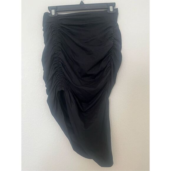 Susana Monaco Gathered Asymmetrical Skirt NEW NWT - Picture 2 of 9